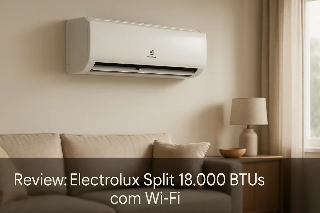 Electrolux Split 18.000 BTUs com Wi-Fi: silencioso e inteligente