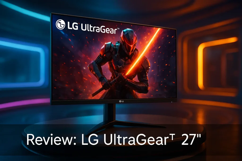 Monitor LG UltraGear™ 27": QHD, 240Hz, 1ms, G-SYNC