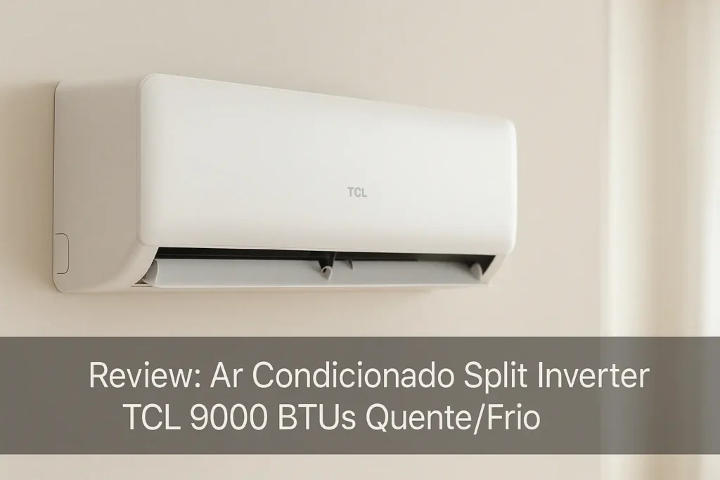Ar Condicionado Split Inverter TCL 9000 BTUs Quente/Frio: Potência e Economia no Dia a Dia