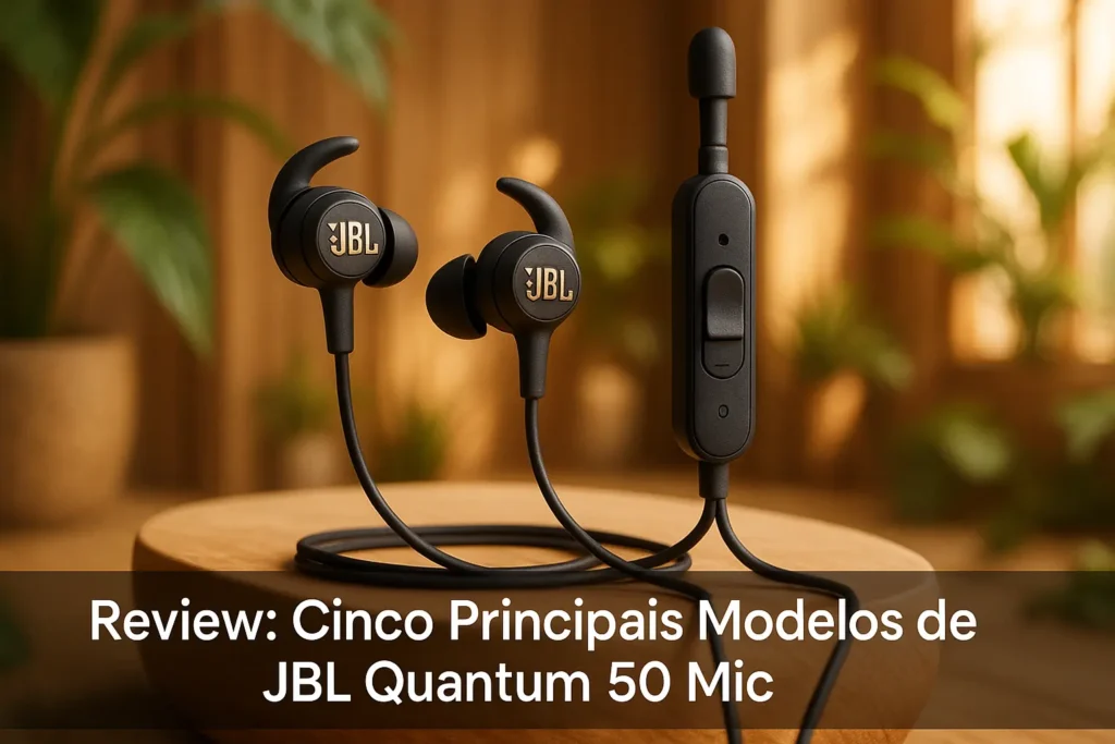 Cinco Principais Modelos de JBL quantum 50 mic