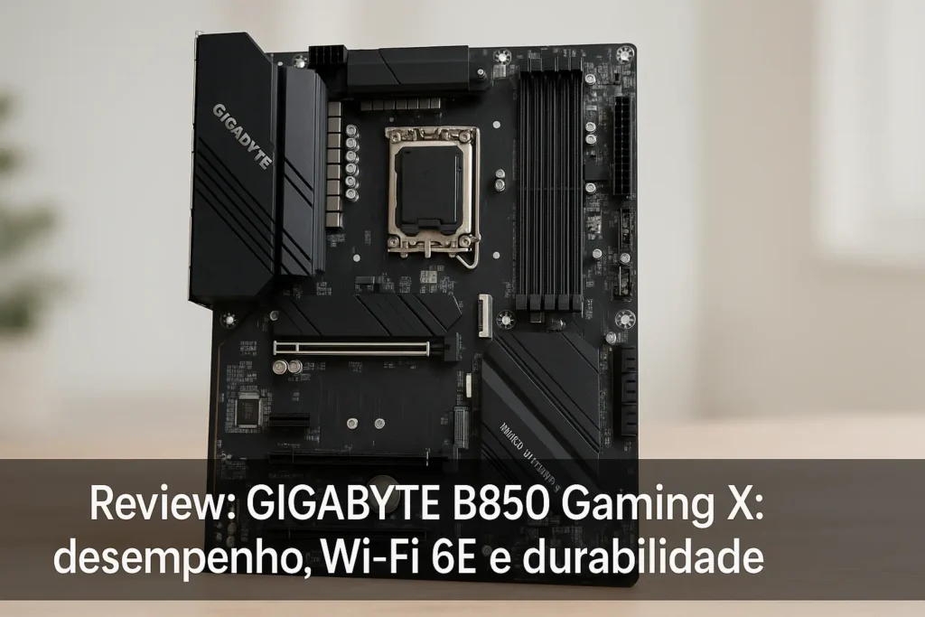 GIGABYTE B850 Gaming X: desempenho, Wi-Fi 6E e durabilidade