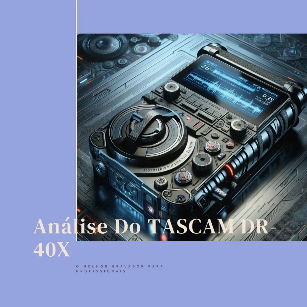 TASCAM Gravador de Campo Portátil DR-40X: O Melhor Gravador Para Profissionais