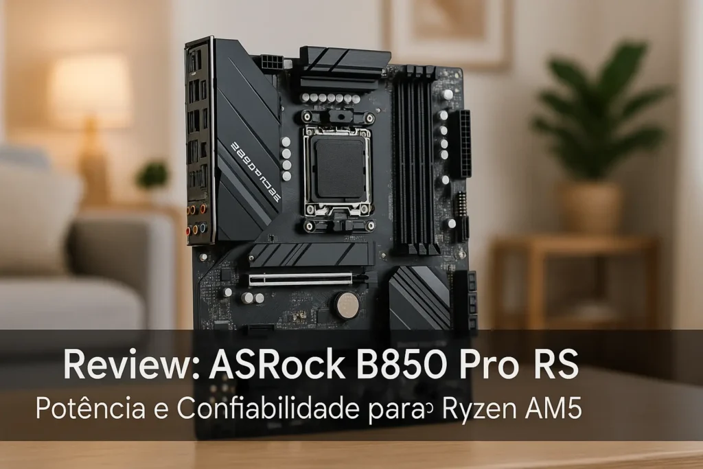 ASRock B850 Pro RS: Potência e Confiabilidade para Ryzen AM5