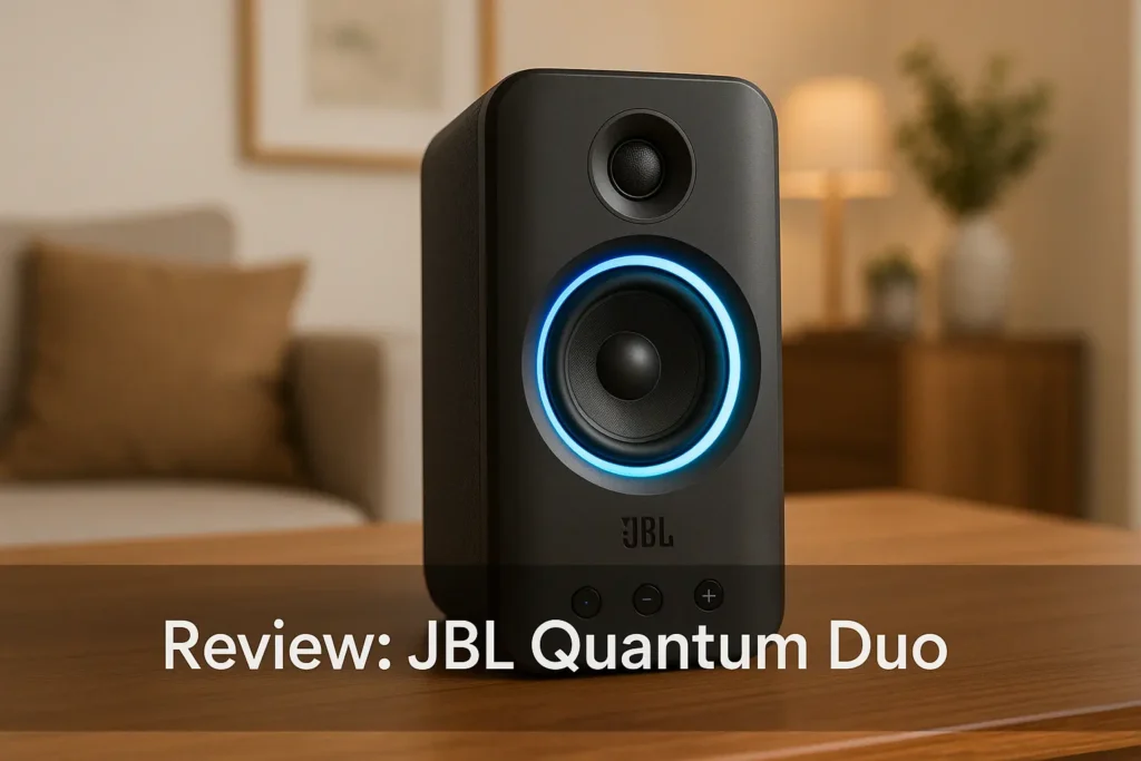 JBL Quantum Duo: Áudio Gamer Imersivo com 20W e Iluminação RGB