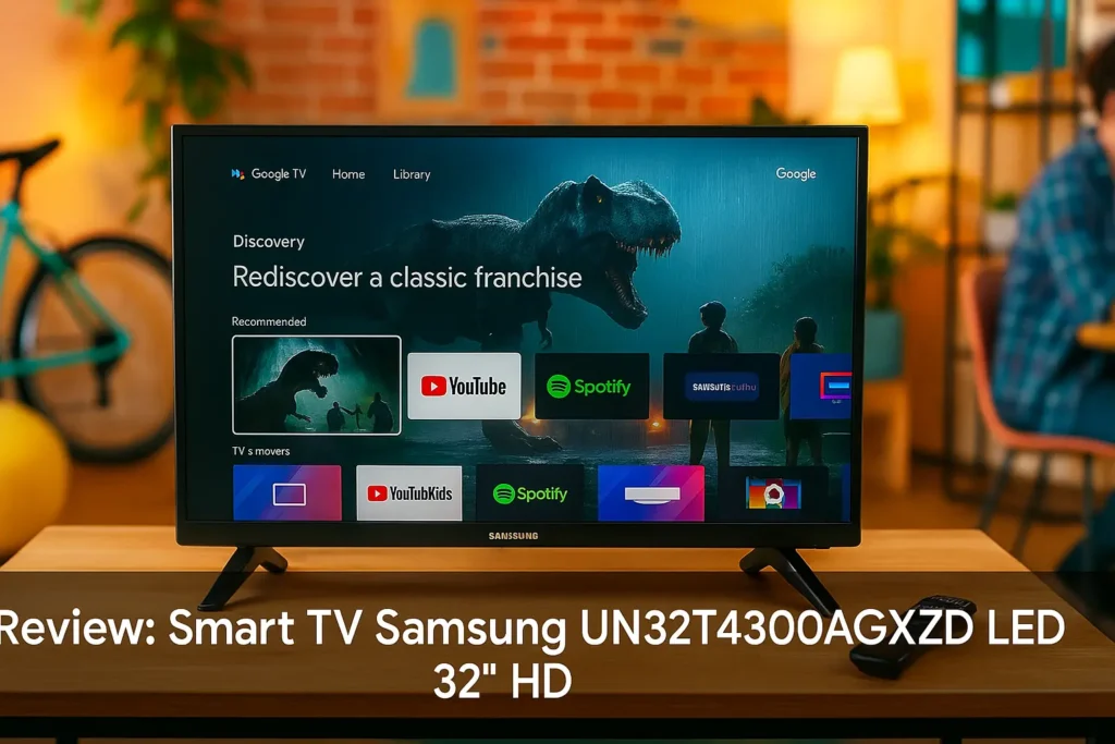 Smart TV Samsung UN32T4300AGXZD LED 32" HD com Suporte