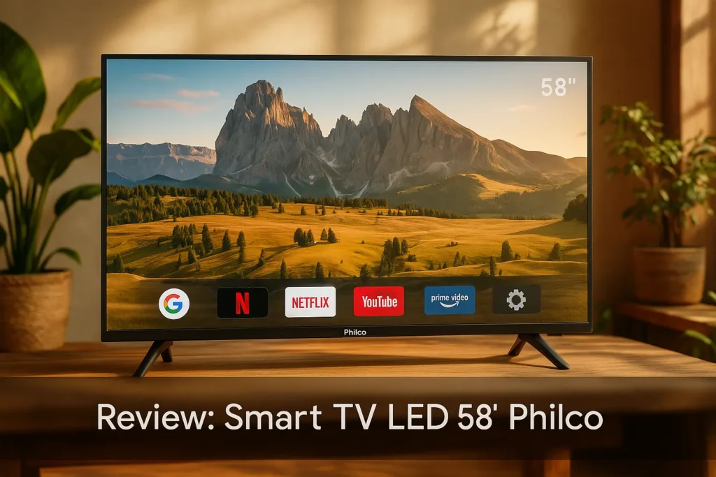 Principais Cinco smart tv led 58 philco