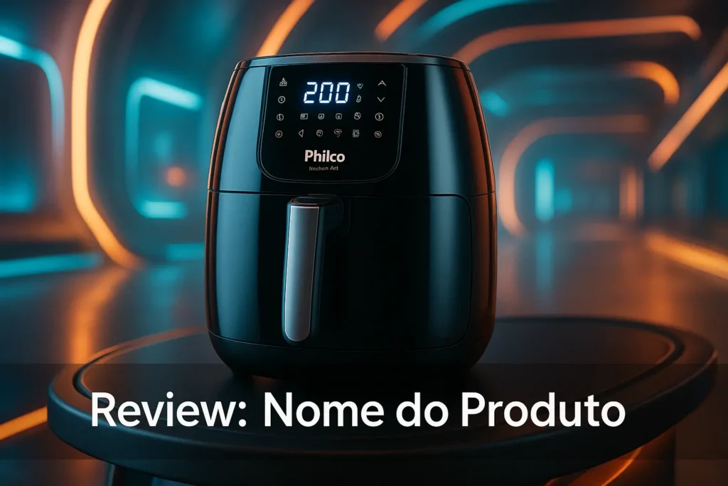 Cinco Principais Modelos de fritadeira air fryer philco kitchen art painel digital