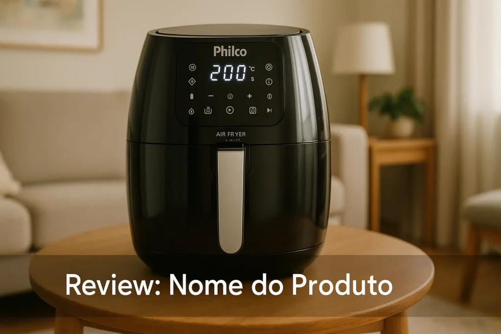 Top Cinco air fryer philco kitchen art painel digital kfr02