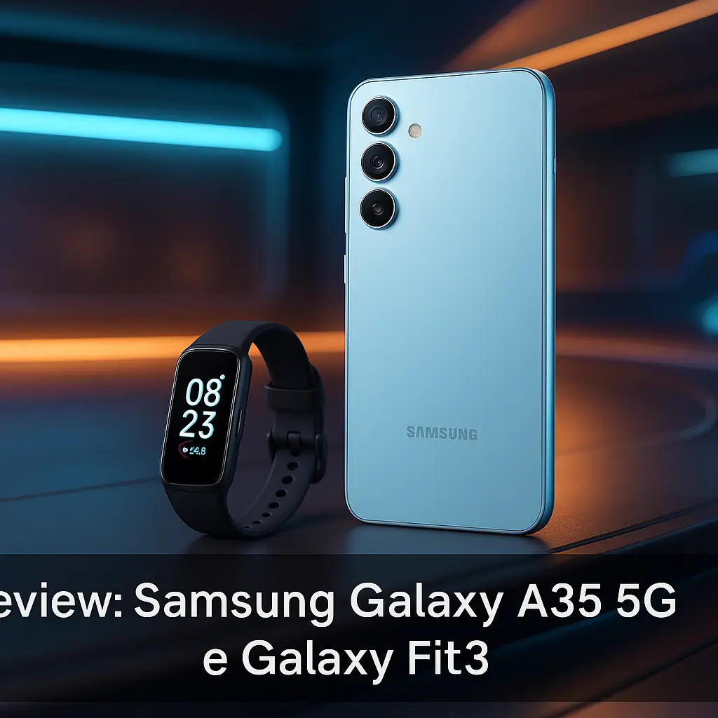 Samsung A36 5G + Galaxy Fit3: desempenho com estilo
