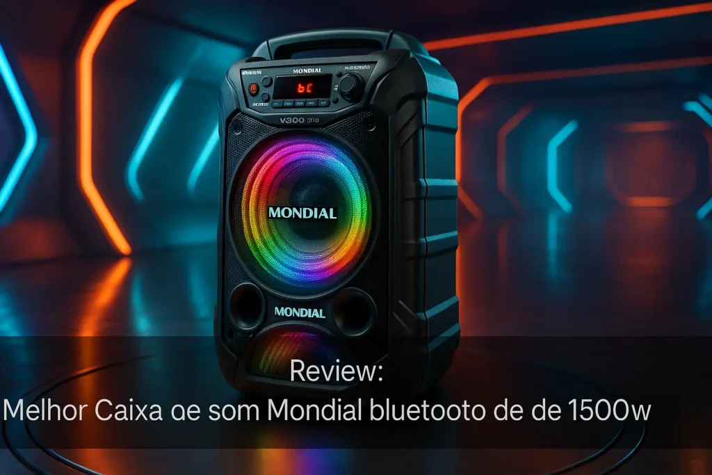 Melhores 5 Caixa de som Mondial bluetooth de 1500w