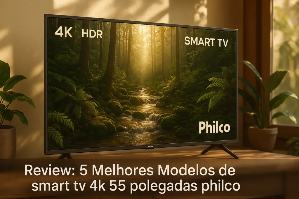 5 Melhores Modelos de smart tv 4k 55 polegadas philco