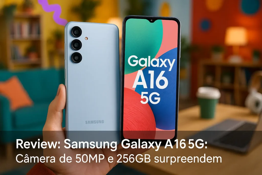 Samsung Galaxy A16 5G: Câmera de 50MP e 256GB surpreendem