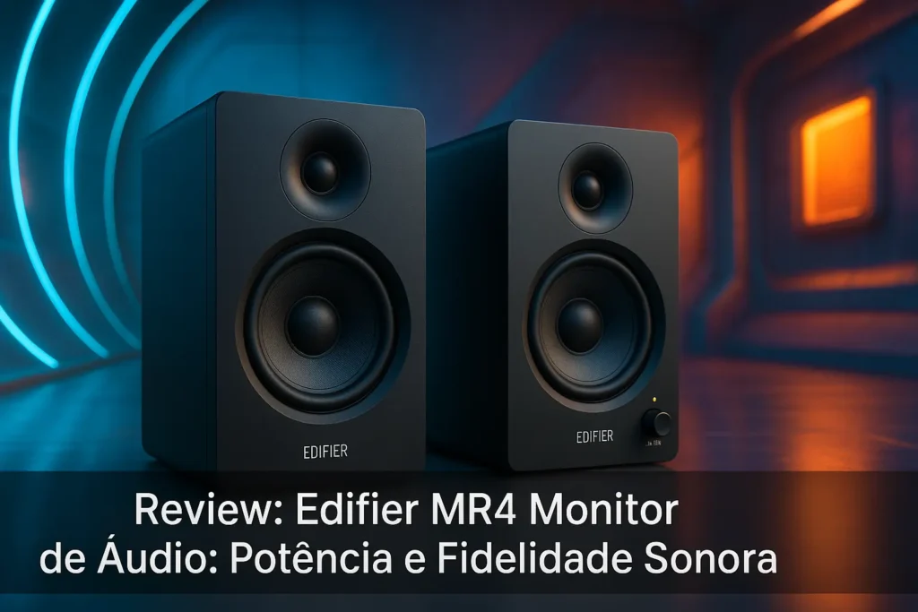 Edifier MR4 Monitor de Áudio: Potência e Fidelidade Sonora