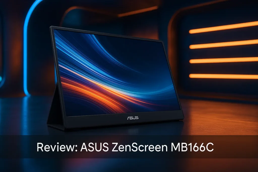 ASUS ZenScreen MB166C: Portabilidade e Conforto Visual