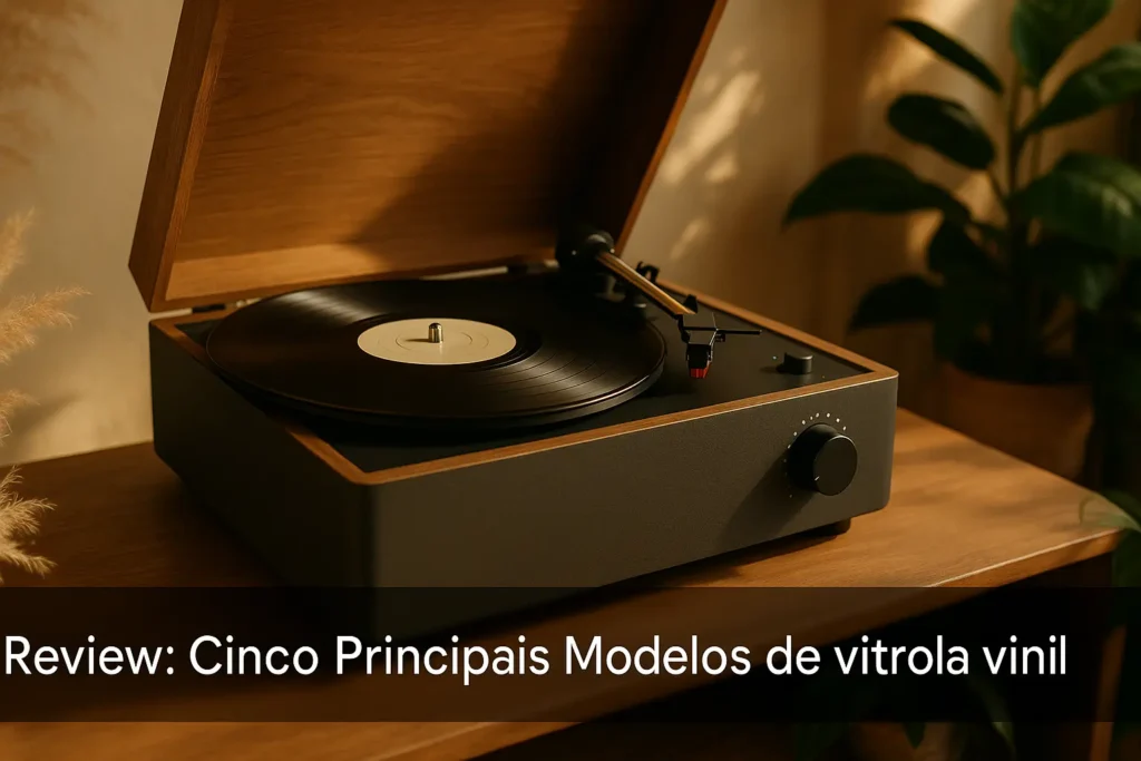 Cinco Principais Modelos de vitrola vinil