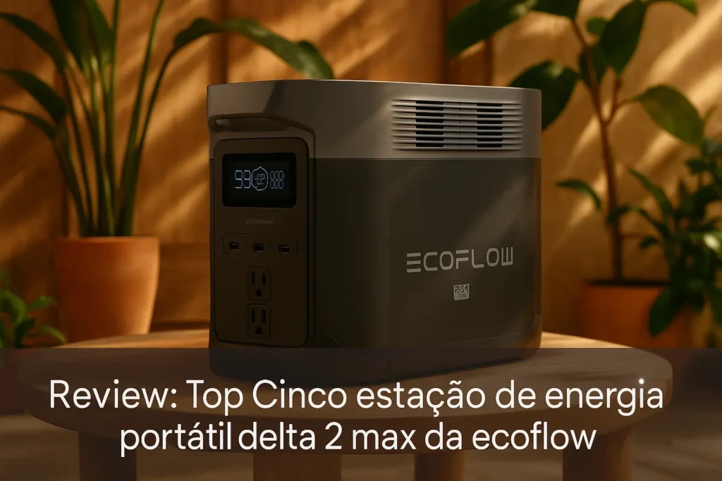 Top Cinco estação de energia portátil delta 2 max da ecoflow