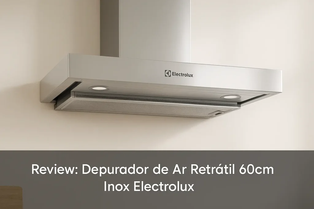 Depurador de Ar Retrátil 60cm Inox Electrolux: Modernidade e Eficiência