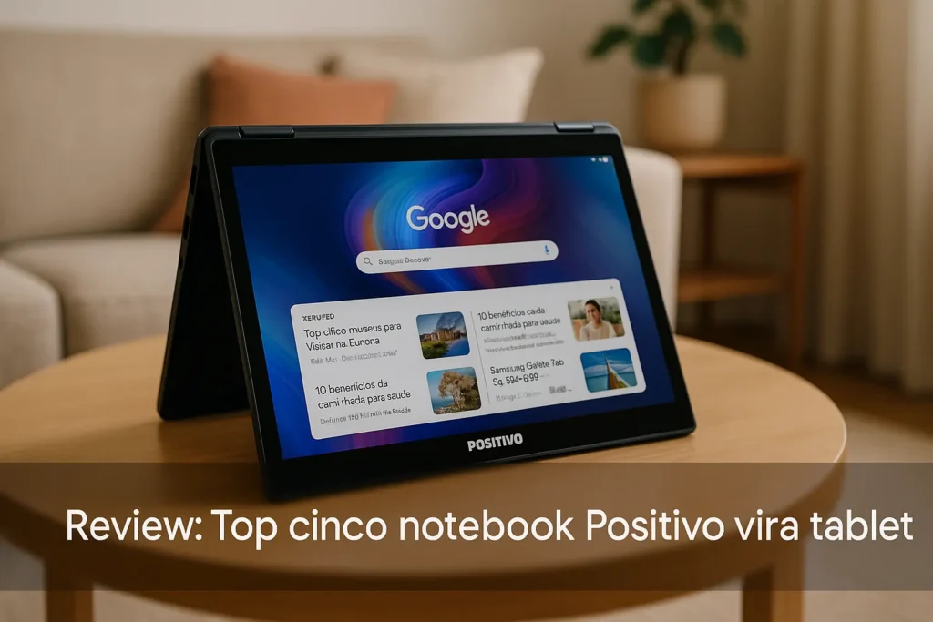 Top Cinco notebook Positivo vira tablet