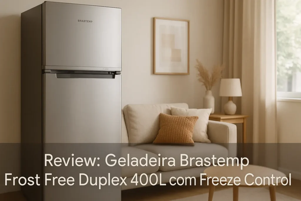 Geladeira Brastemp Frost Free Duplex 400L com Freeze Control