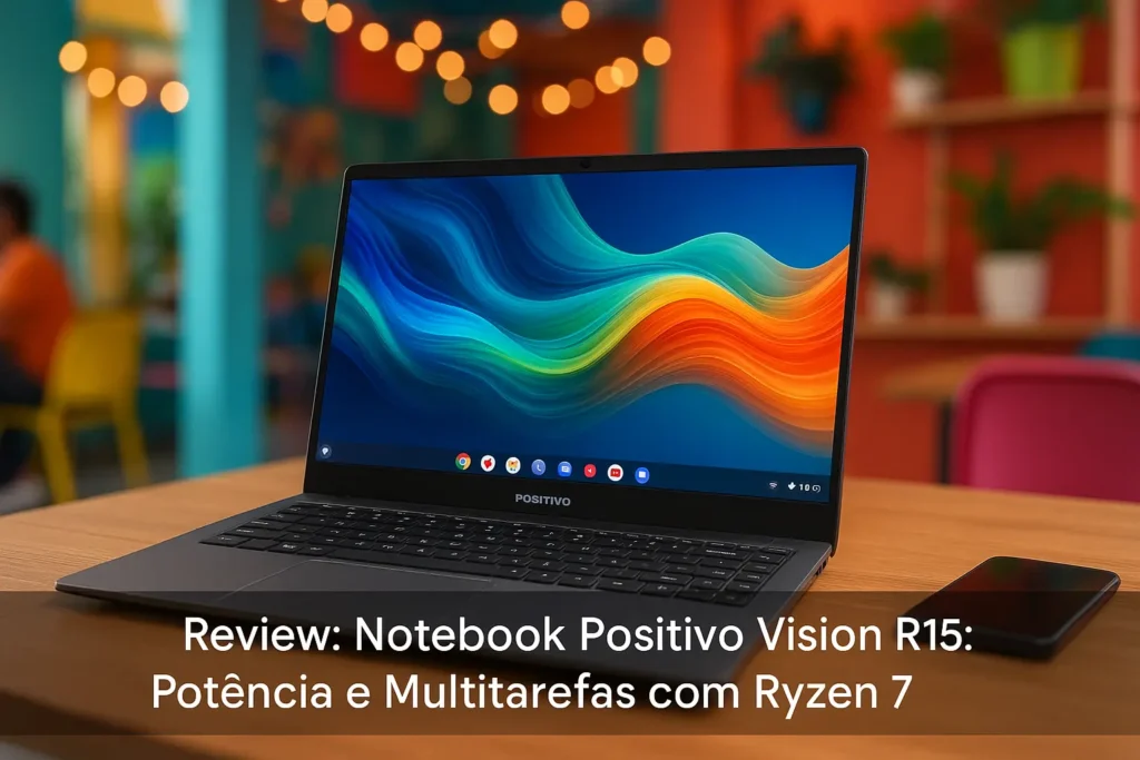 Notebook Positivo Vision R15: Potência e Multitarefas com Ryzen 7