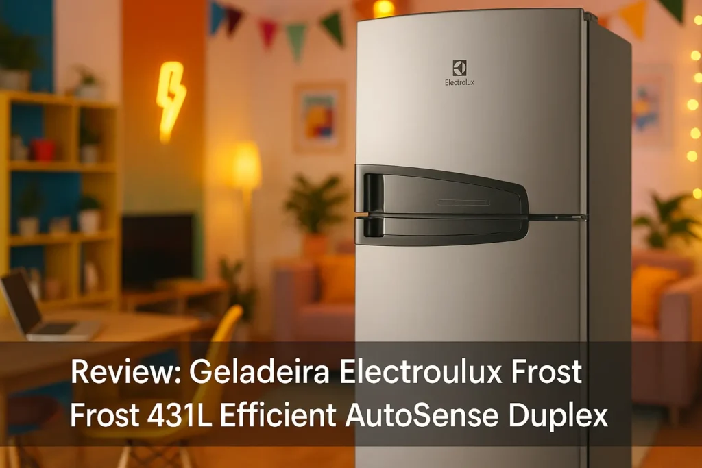 Geladeira Electrolux Frost Free 431L Efficient AutoSense Duplex