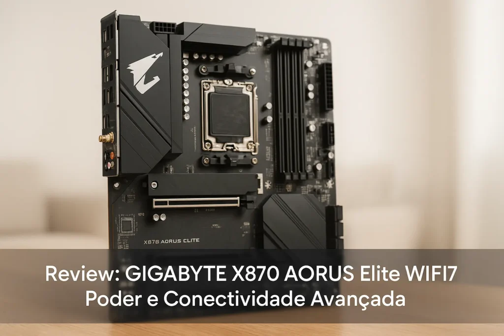 GIGABYTE X870 AORUS Elite WIFI7: Poder e Conectividade Avançada