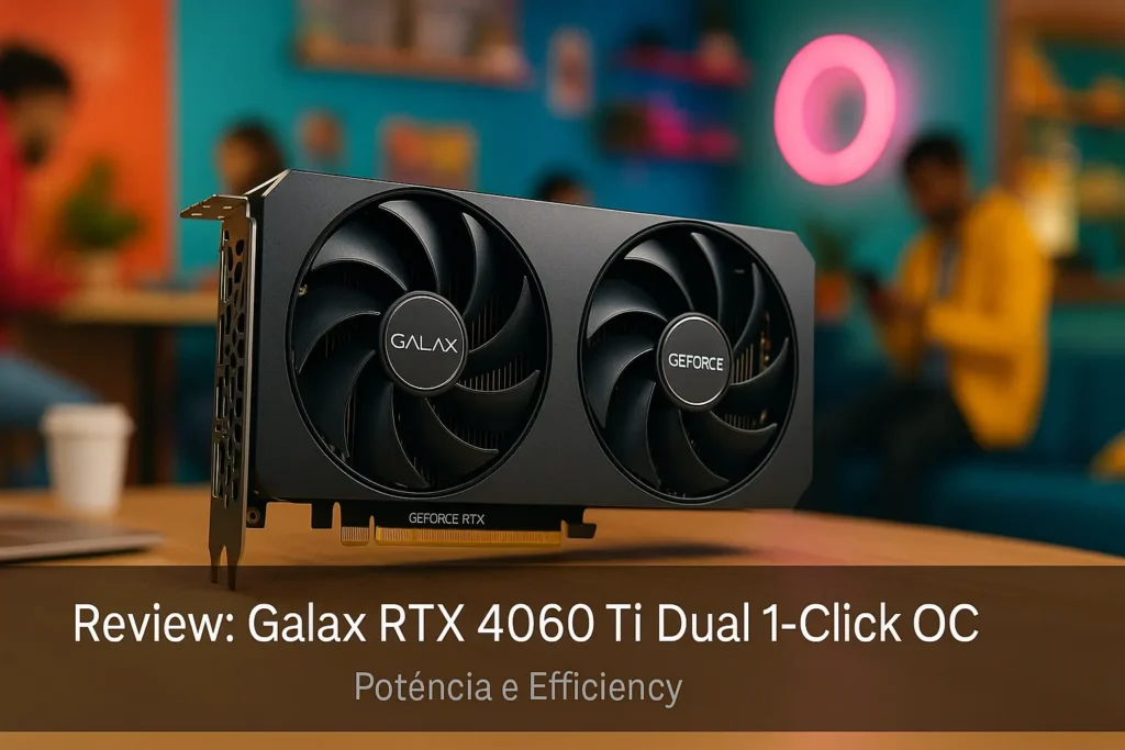 Galax RTX 4060 TI Dual 1-Click OC: Potência e Eficiência
