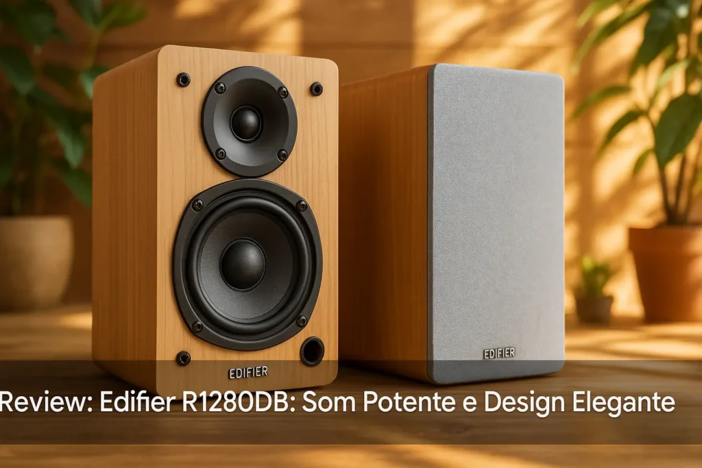 Edifier R1280DB: Som Potente e Design Elegante