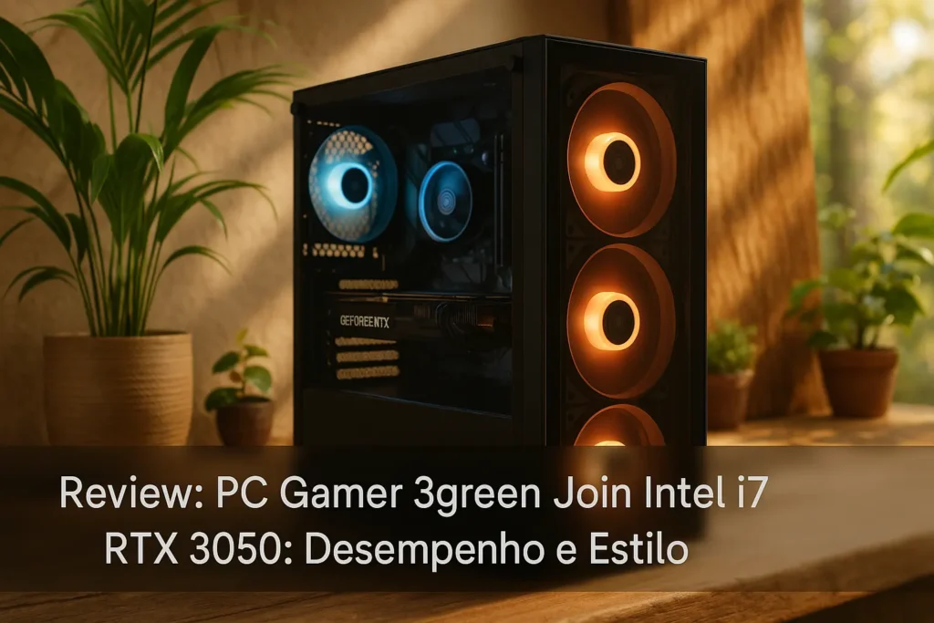PC Gamer 3green Join Intel i7 RTX 3050: Desempenho e Estilo