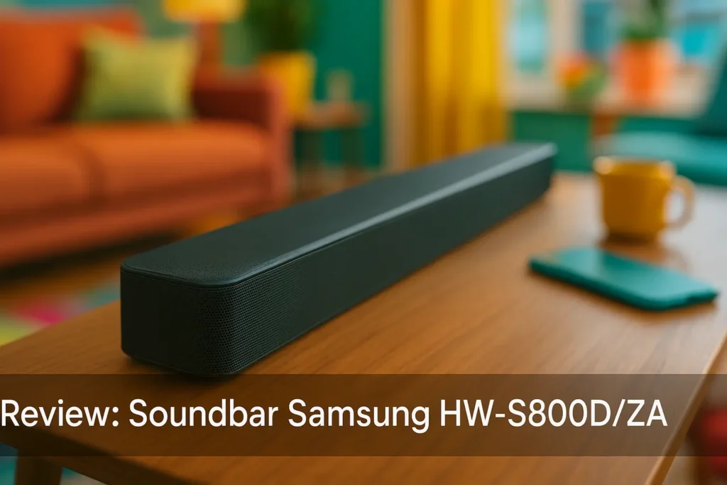Soundbar Samsung HW-S800D/ZA: Design Slim e Som Imersivo