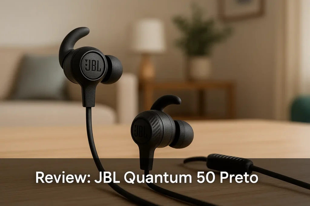 Top Cinco Modelos de fone de ouvido gamer in ear JBL quantum 50 preto