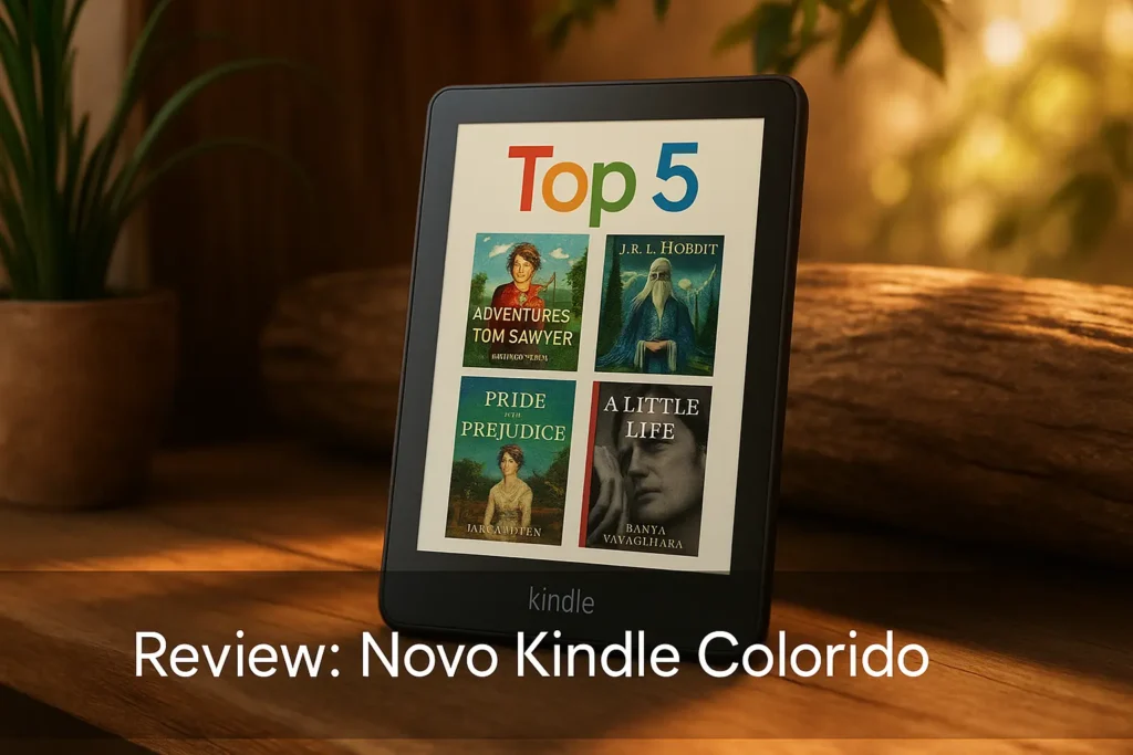 Top 5 novo kindle colorido