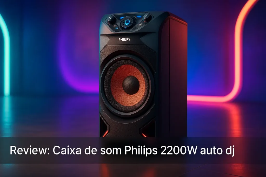 Lista de 5 Melhores: Caixa de som Philips 2200w auto dj