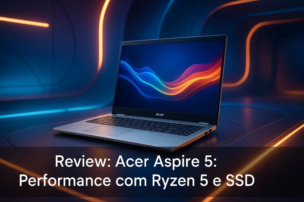 Notebook Acer Aspire 5: Performance com Ryzen 5 e SSD