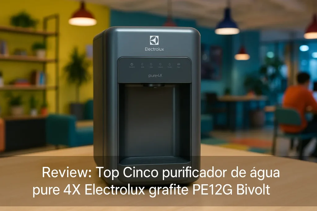 Top Cinco purificador de água pure 4x electrolux grafite pe12g bivolt
