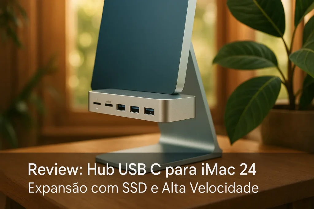 Hub USB C para iMac 24: Expansão com SSD e Alta Velocidade