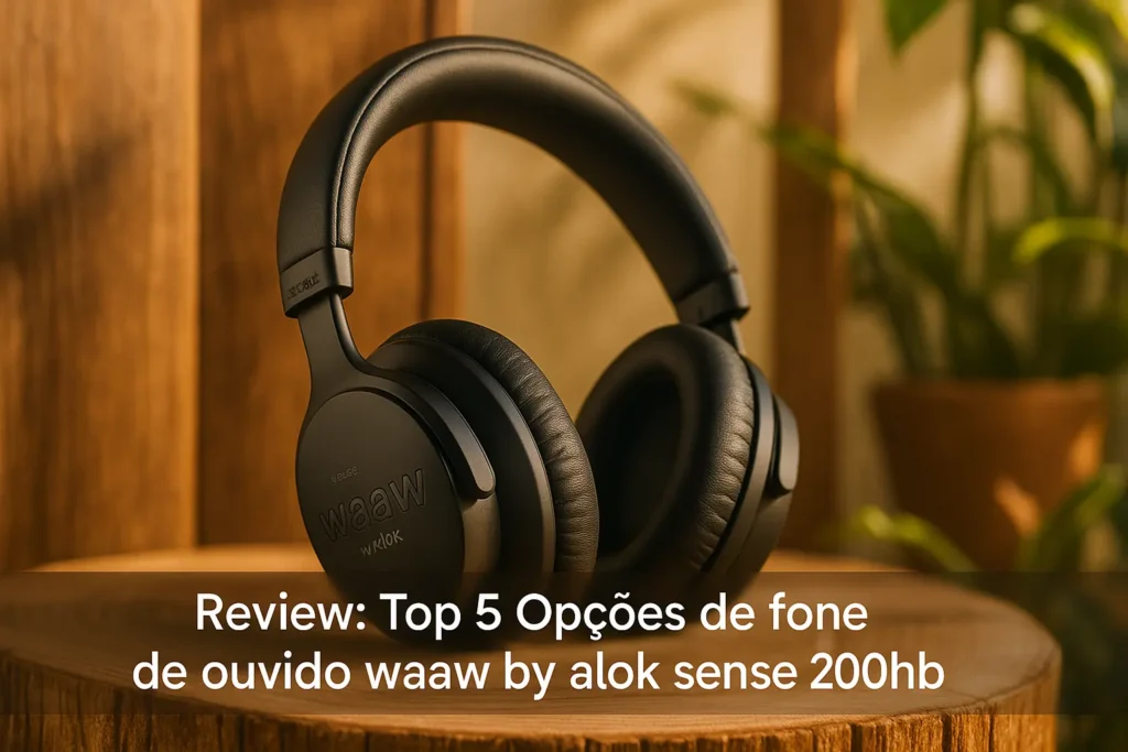 Top 5 Opções de fone de ouvido waaw by alok sense 200hb headphone bluetooth
