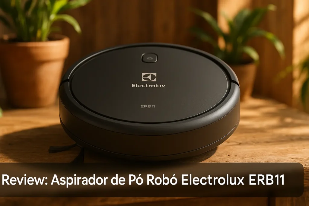 Aspirador de Pó Robô Electrolux ERB11: Limpeza 3 em 1 Automática