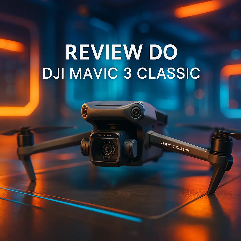 Drone DJI Mavic 3 Classic RC-N1 - Tempo de Voo e Imagem Profissional