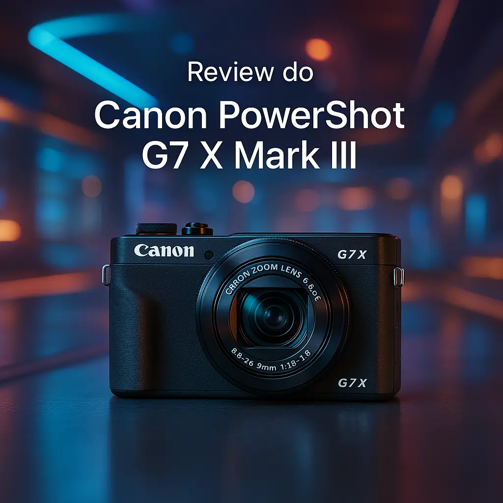 Canon PowerShot G7 X Mark III: desempenho e conectividade em alta definição