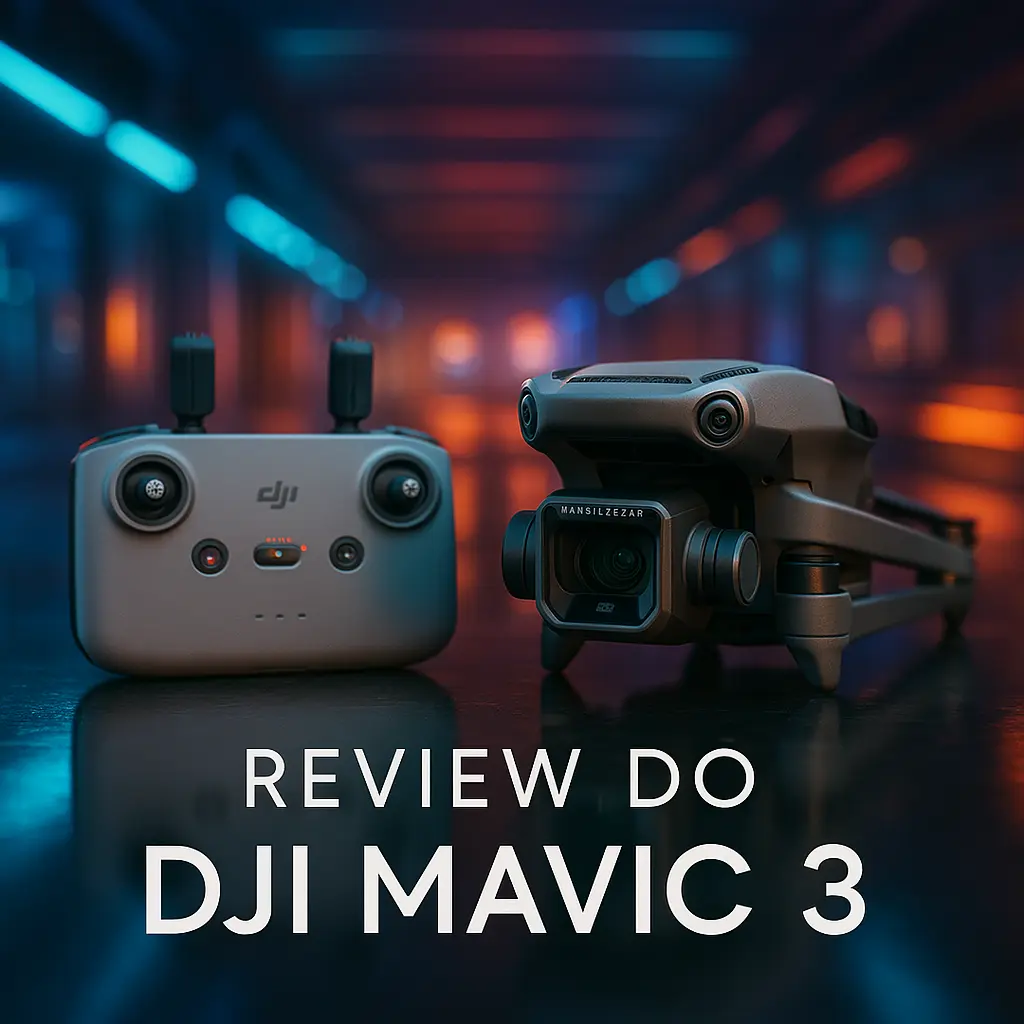 DJI Mavic 3 com RC-N1 – Gravação 5.1K e 46min de Voo