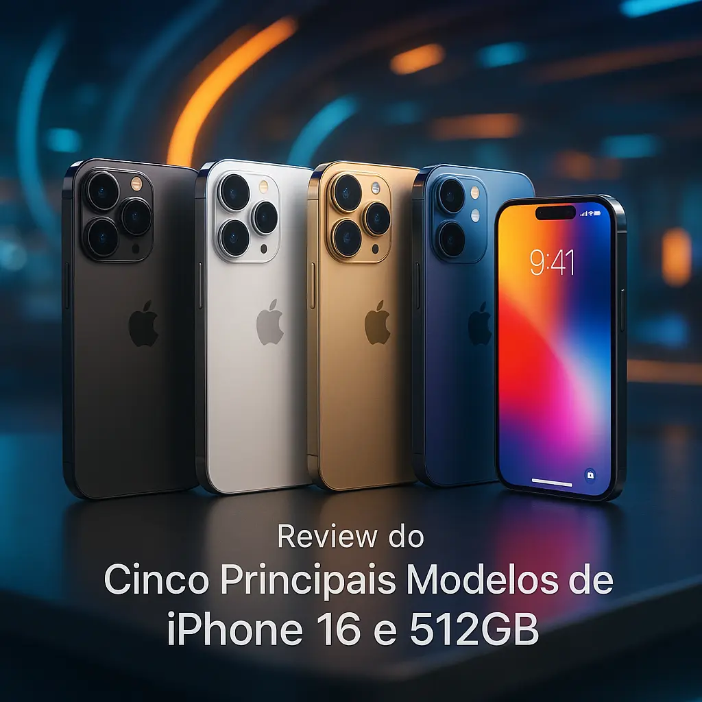 Cinco Principais Modelos de iphone 16e 512gb
