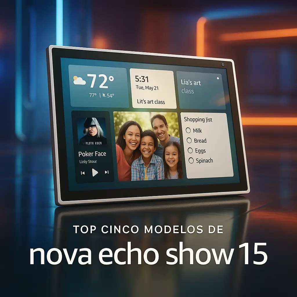 Top Cinco Modelos de nova echo show 15