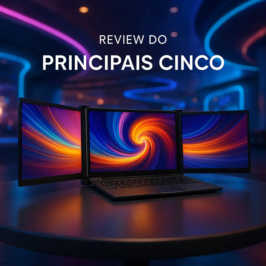 Principais Cinco monitor portátil triplo