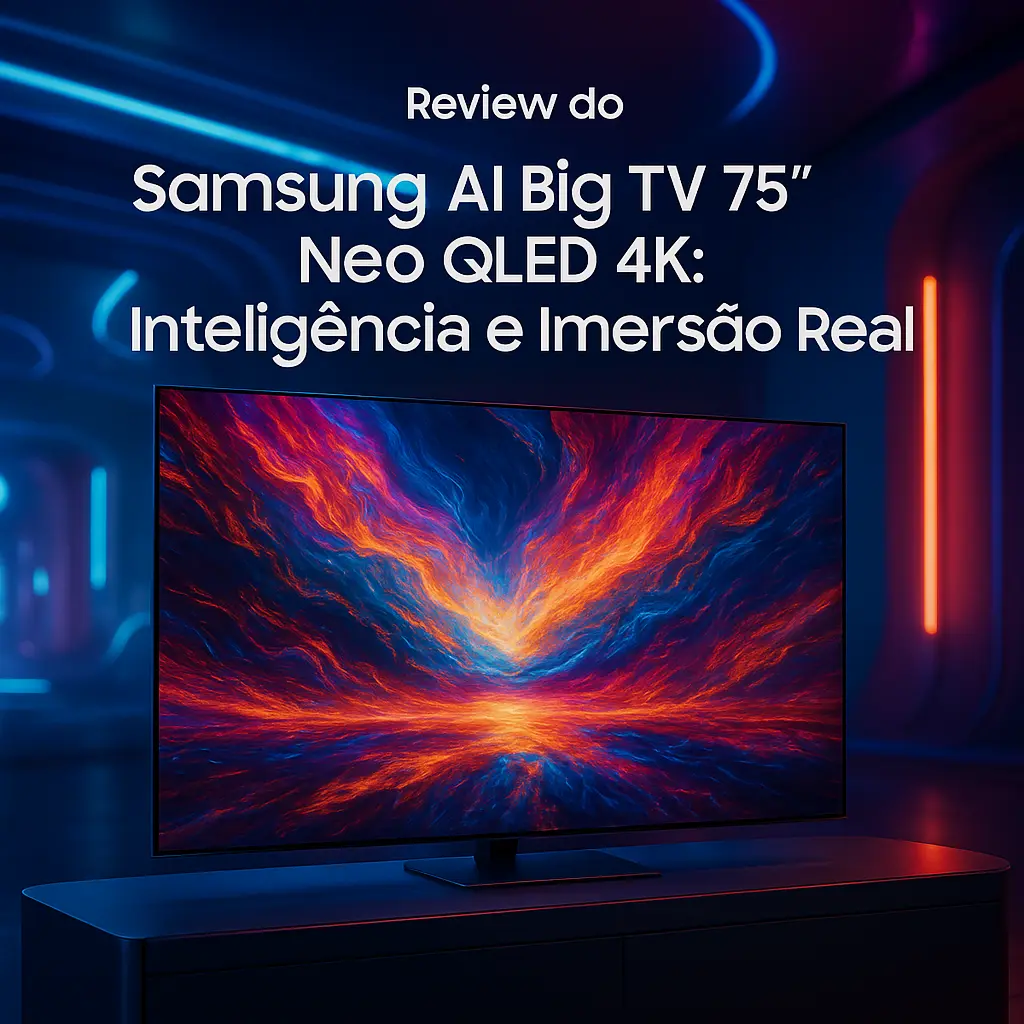 Samsung AI Big TV 75" Neo QLED 4K: Inteligência e Imersão Real