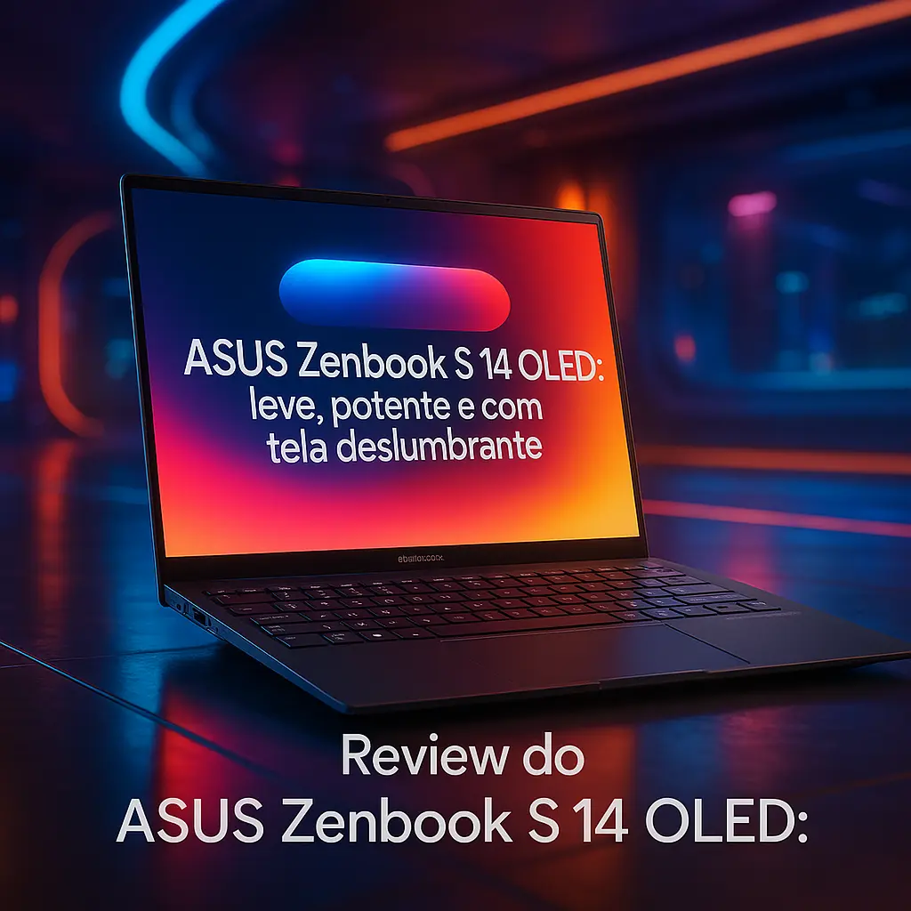 ASUS Zenbook S 14 OLED: leve, potente e com tela deslumbrante