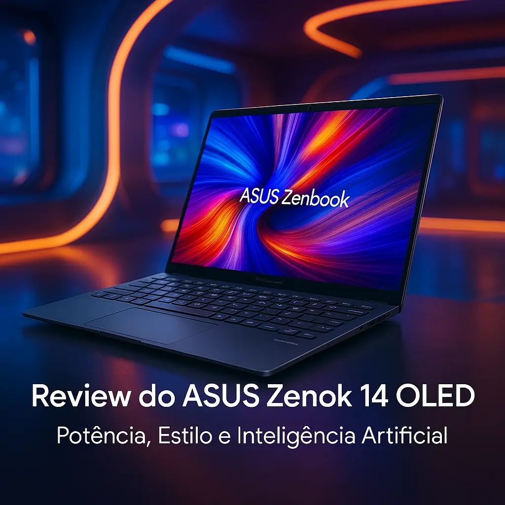 ASUS Zenbook 14 OLED: Potência, Estilo e Inteligência Artificial