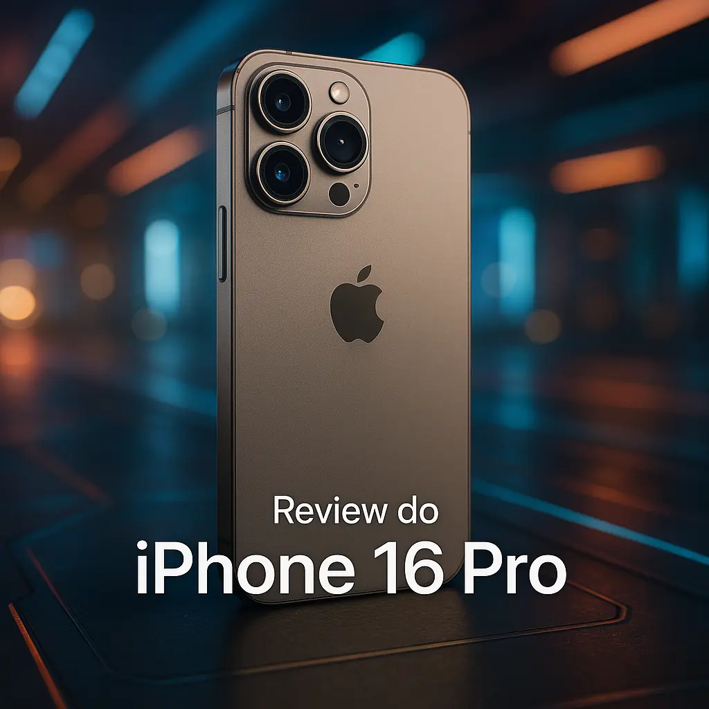 Apple iPhone 16 Pro (512 GB) – Titânio natural: performance, câmeras e bateria de outro nível