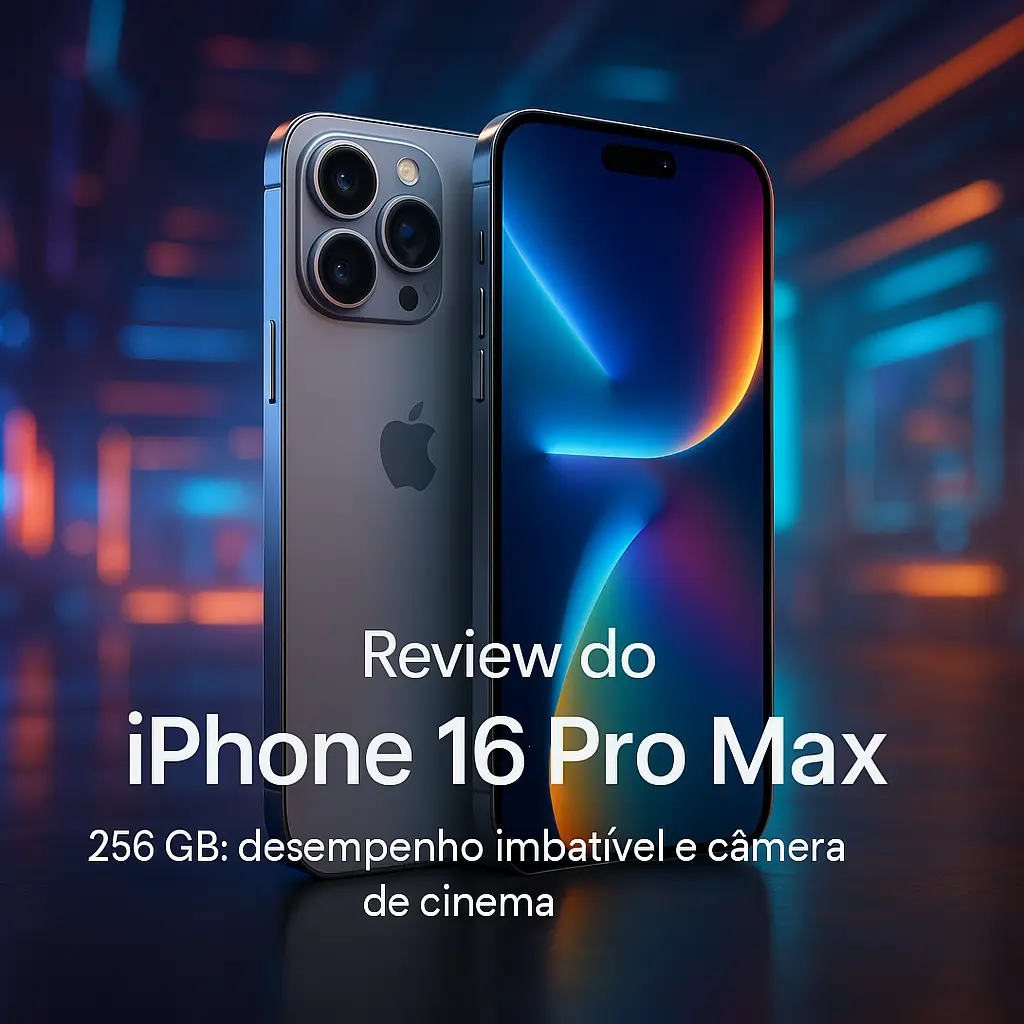 iPhone 16 Pro Max (256 GB): desempenho imbatível e câmera de cinema