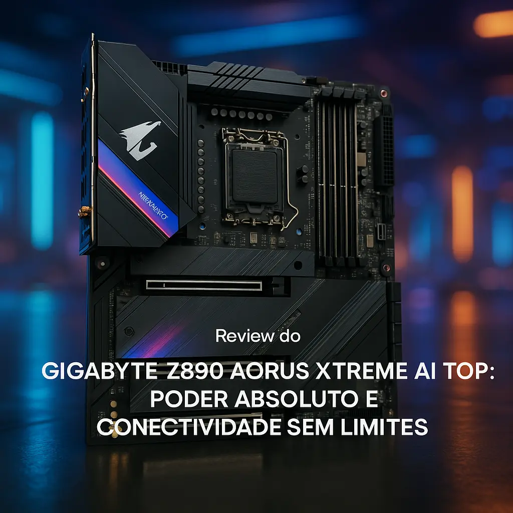 GIGABYTE Z890 AORUS Xtreme AI TOP: Poder Absoluto e Conectividade Sem Limites